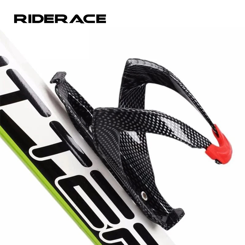 RIDERACE Bike Bottles Holder Glass Fiber V Line Lightweight Bicycle Water Bottle Rack Road Cycling Practical Kettle Cage RR7056