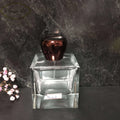 In Stock Luxury Creative Red Diamond Stone Surlyn Glass Cosmetics Packaging Cover Cap Perfume Cap