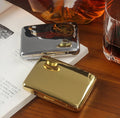 Stainless Steel Mirror Cigarette Case 16pcs Creative Personalized Men's Organizer Cigarette Case
