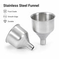 Small Mini Stainless Steel Metal Oil Funnel
