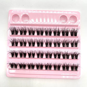 Best Quality Diy Lashes Private Label Cluster Lashes Kit Natural Soft Wispy Cluster Lashes