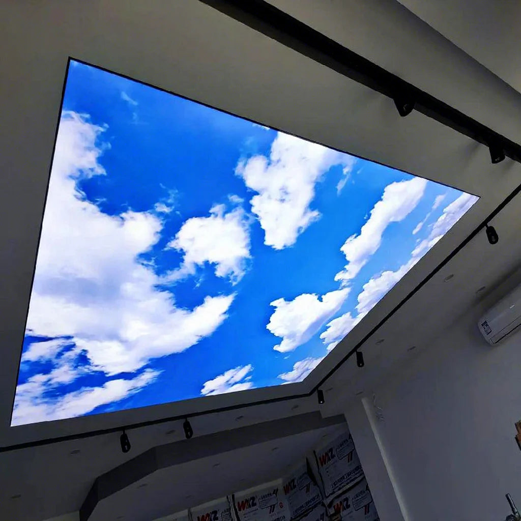 FOXYGEN Restaurant Decoration 3d Pvc Printed Stretch Ceiling UV Print Modern Suspended Ceilings