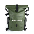 Eco-friendly PVC Roll Top 100% Waterproof 36-56L Dry Bag Backpack with Physiological Curve Back and Japan Style