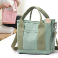 Fashionable Large Capacity Waterproof Canvas Tote Bag Simple Letter Pattern PC Material Reusable Travel Gift Custom Printed Logo