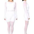 Disposable Costume Bodysuit for Vacuum Roller Body Massage Machine Accessories  Suit White M L XL XXL