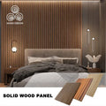 MUMU Villas 3D Composite Modern Solid Wood Plank China Factory Board Wood Slats Wall Paneling for Walls