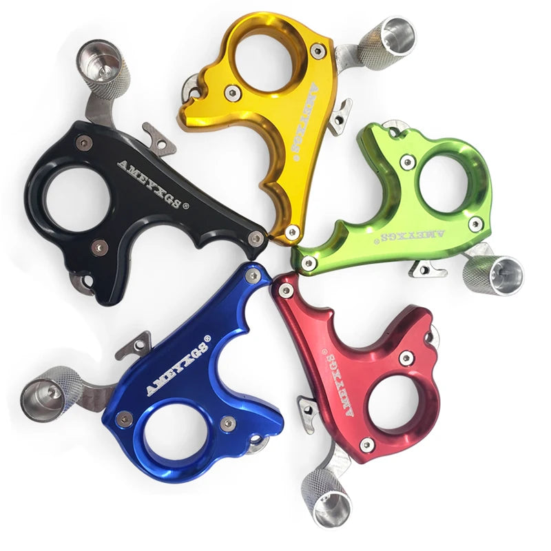 Archery Arrow 3 Finger Bow Release Aid Shooting Compound Bow Accessories Bow Release Aid