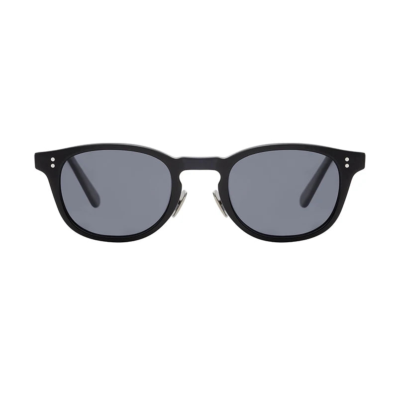 Wholesale Men's and Women's Round Acetate Sunglasses Polarized Sun Glasses with White/Transparent Frame and TAC Lenses