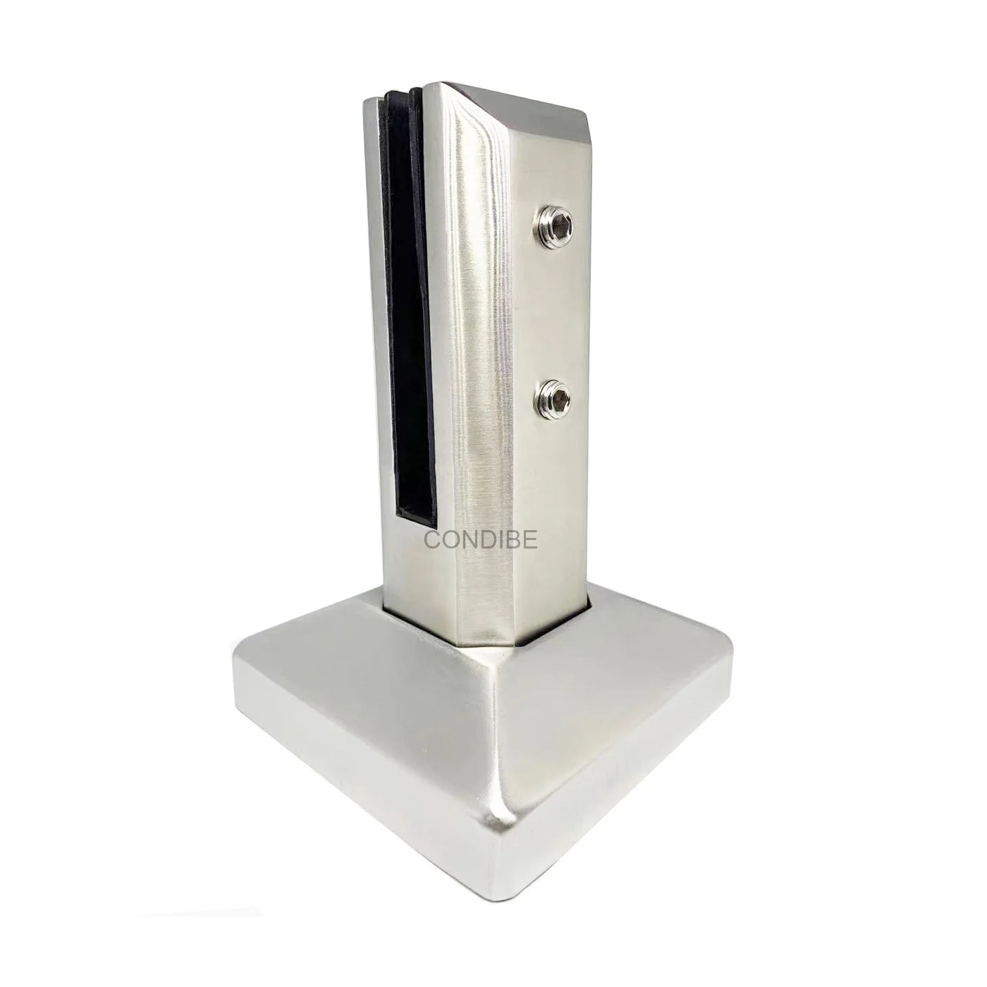 Condibe Duplex 2205 Floor Mounted square Pool Fence Glass Spigot