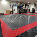 Heavy Duty PP Floor Tiles for Workshops Garage Modular Flooring Car Wash Floor Plate