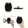 Portable Silicone Bath Brush Long-Shape Wall-Mounted Exfoliating Gadget for Shampoo Face Body Bath Brushes Sponges Scrubbers
