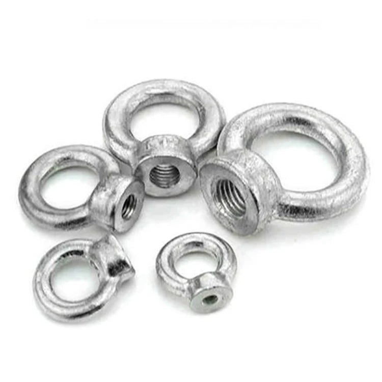 DIN582 Lifting Eye Nuts Lifting Machinery for Loading and Unloading Purposes M6-M100*6 Rings Nut