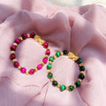 Healing Tiger Eyes Couple Feng Shui Gemstone Bracelet Adjustable Gold Pixiu Charm Birthstone Anxiety Crystal Bracelets for Men