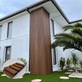 Popular Outdoor Wall Decorative Plastic Composite Fluted Wpc Wall Panel Cladding