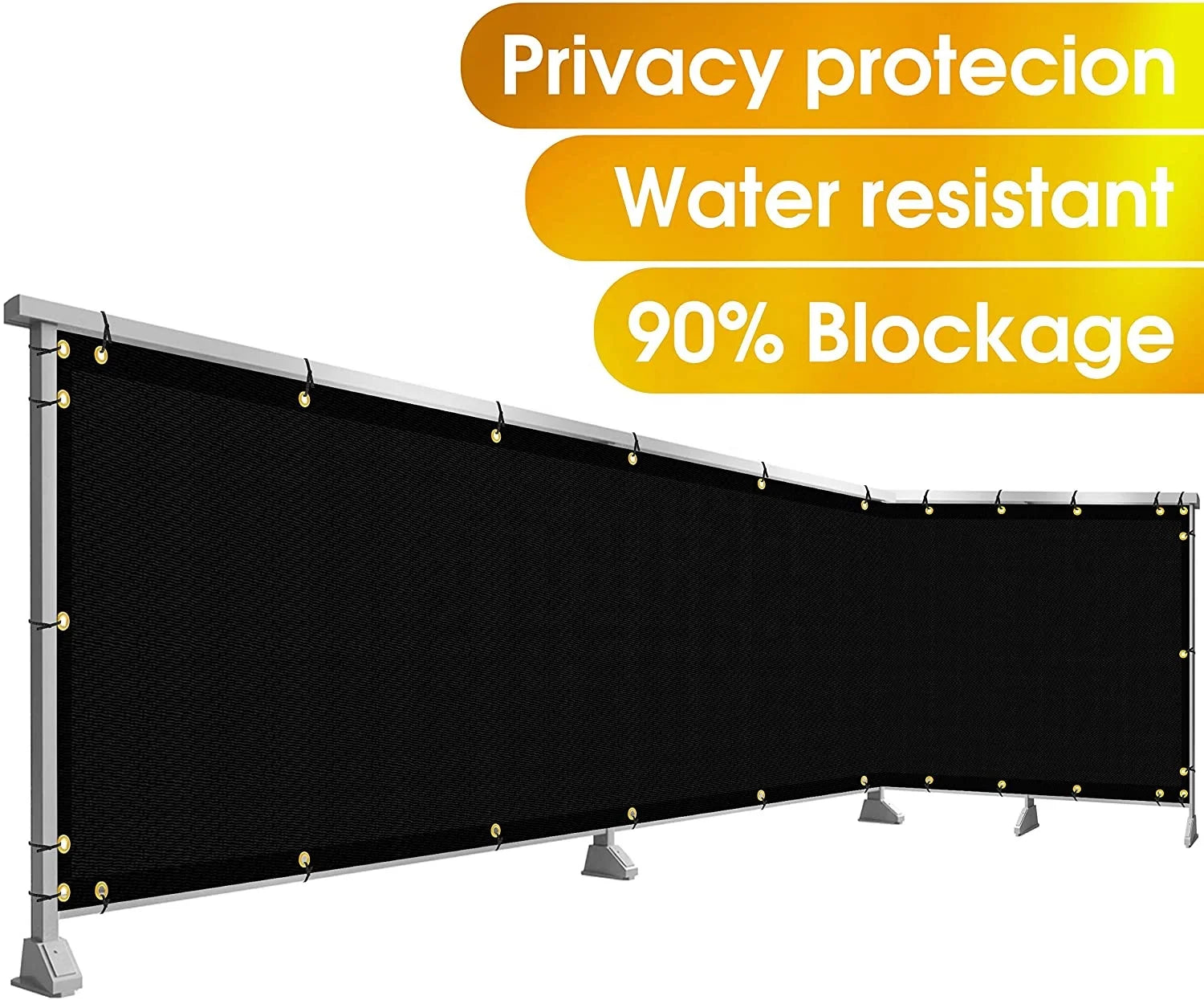 Factory Sale HDPE Privacy Screen Mesh 3.3*16.5ft Balcony Shield for Outdoor Patio Deck Porch Backyard Balcony