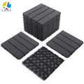 LHDT PP Multi Gym Outdoor Hockey Tiles - Plastic Interlocking Decking Mats for Balconies & Patios