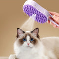 Runpin J141 Electric Spray Brush for Dogs and Cats Massage Comb One Touch Spray Anti Flying Hair Massage Wash Brush