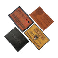 2025 Hot Sale Custom Waterproof Durable PU Leather Label for Garment Branding Clothing Accessories Logo Printing