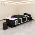 Hair Wash Station Massage Bed with Steam Spa Head Water Therapy Thai Massage Shampoo Bed Custom Beauty Salon Furniture Modern MegaBDM
