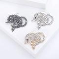 Wholesale for Women Girl Gift Fashion Rhinestone Jewelry Animal Metal Dolphin Brooches