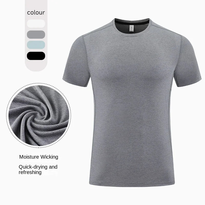 2025 Professional Bird Home Crewneck Elastic T-shirt Quick-Drying Outdoor Sports Leisure Commuter Summer Short Sleeve Running MegaBDM