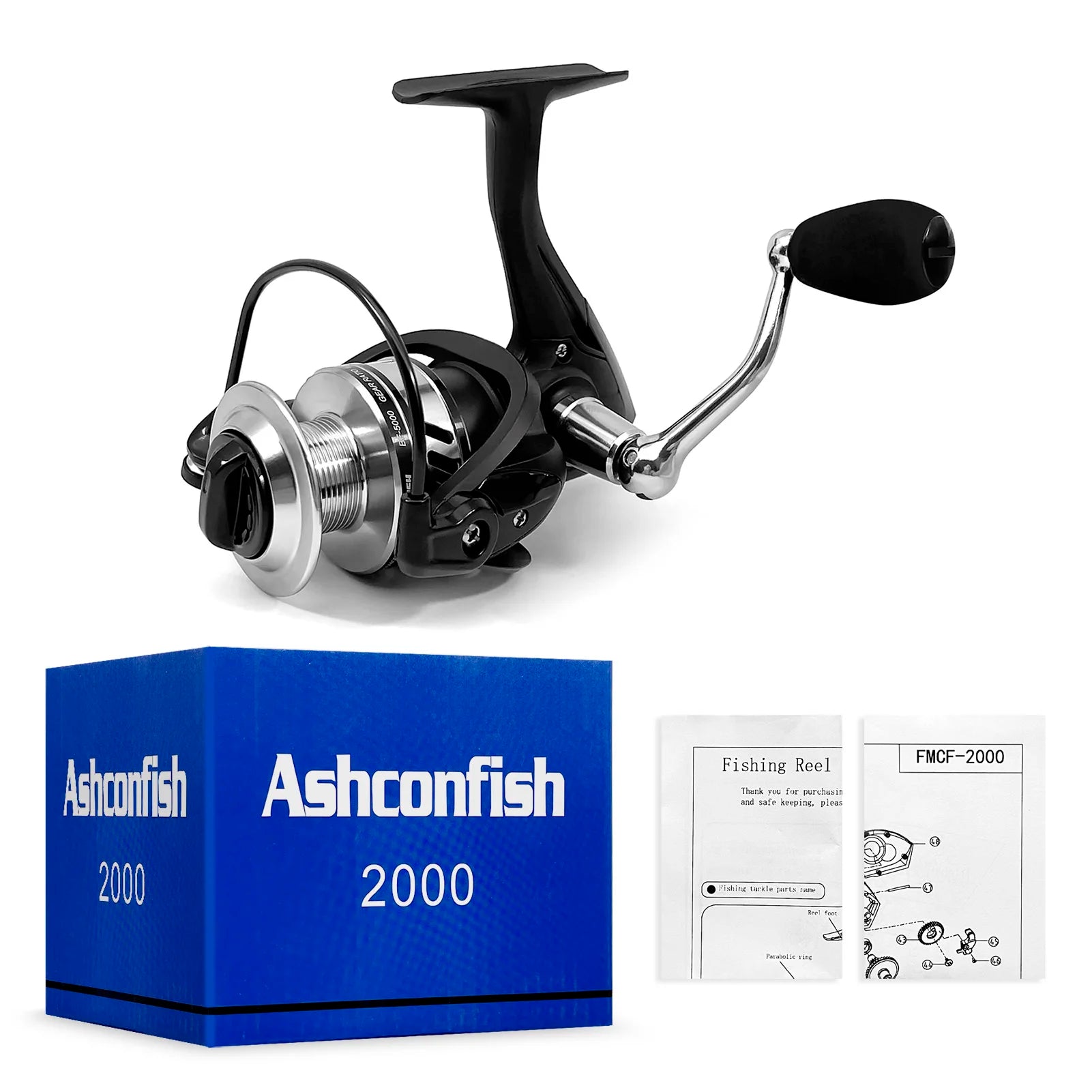2024 New Color Wholesales Supplies  Fishing Reel BF2000-5000 Full Metal Body Handle Spool Spinning Reel Max Drag 18kg Saltwater