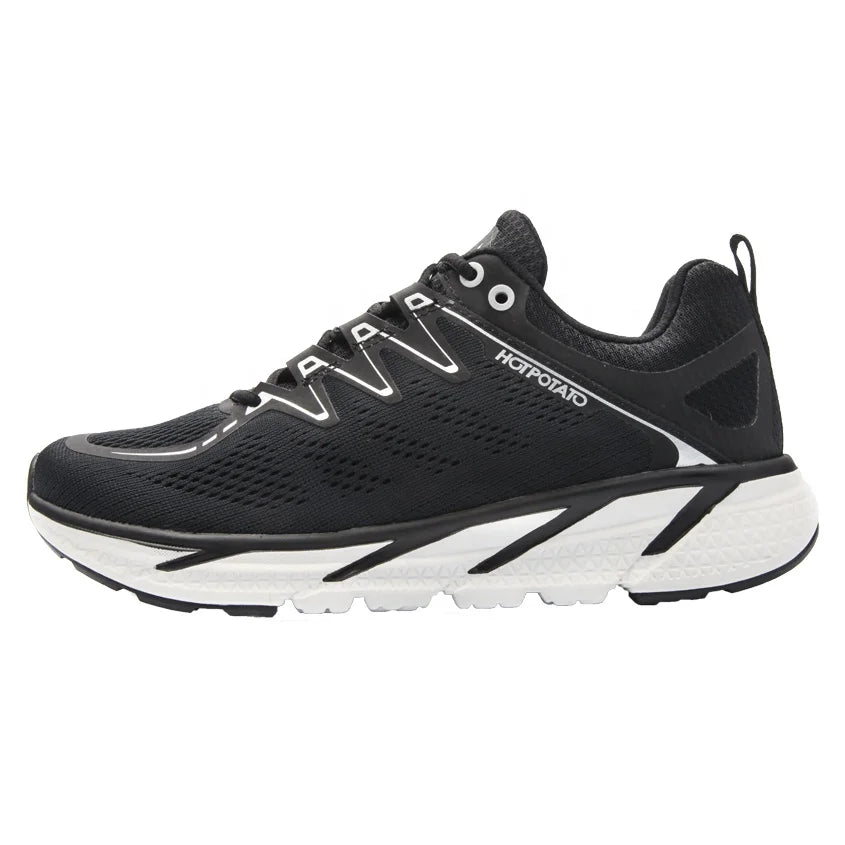 HOTPOTATO Autumn Spring Summer Lightweight Breathable Athletic Running Sneakers Men Casual Mesh Upper Rubber Outsole EVA Midsole