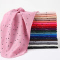Traditional Scarves & Shawls Summer Chiffon Hijab with Glittering Stones Classy Dot Pattern Shawl Scarf for Malaysian Women