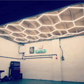 Shape Customized Auto Detailing Car Wash Showroom Hexagonal Led Decorative Lighting