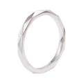 Simple Fashion Custom Cool Style Sterling Silver Personality Niche Design Gold Wedding Ring