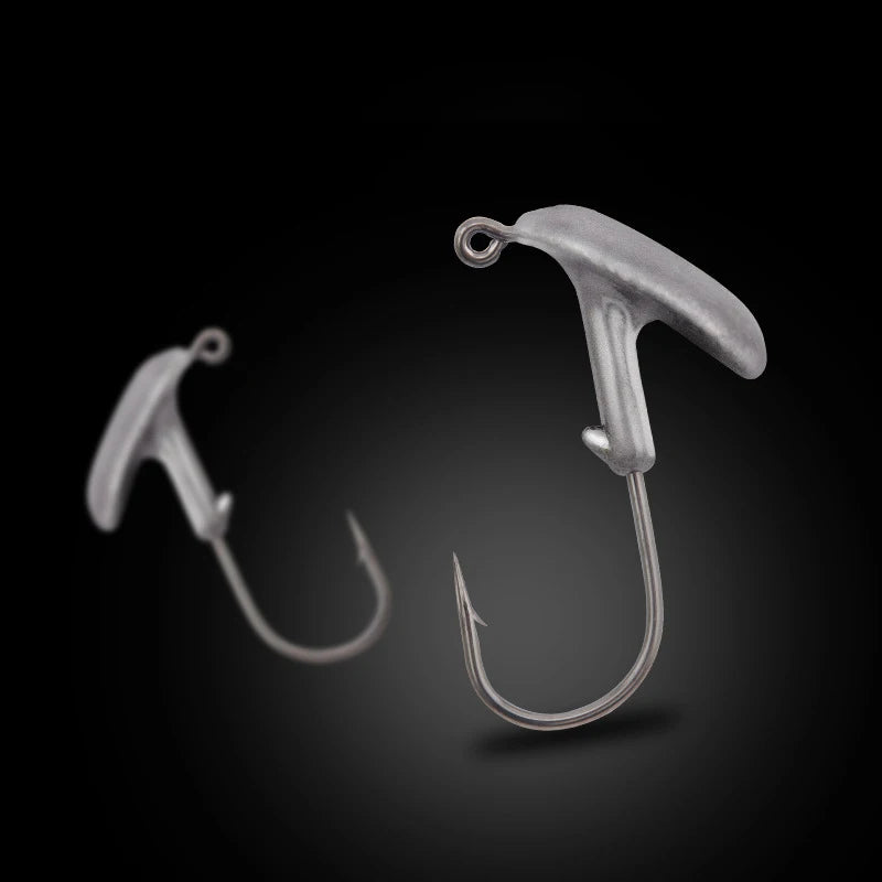 Accessories Tool 5pcs/bag Lure Bait Strengthened Blood tank Hook High Carbon Steel Lead Head Hook for Soft Bait