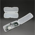 Durable Plastic Transparent Sunglasses Case Clip Glasses Box Eyewear Protector