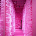 Dyed Artificial Ostrich Feather Fabric Plumas Pena Avestruz Samba Carnival Costume Feather Fans 25-30cm