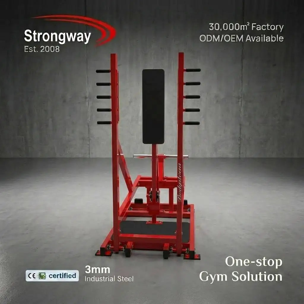 Commercial Adjustable Plate Loaded Standing Chest Press Machine Heavy Duty 3.0mm Thickness Strongway DH71 CE Certified 180kg for MegaBDM