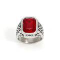 Anillos Fine Jewelry Rings Custom Cz Diamond Stainless Steel Statement Gemstone Rings for Men