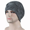Winter 2022 Wholesale Mens Acrylic Knit Warm Soft Long Slouchy Baggy Beanie Hat With Fleece Lining