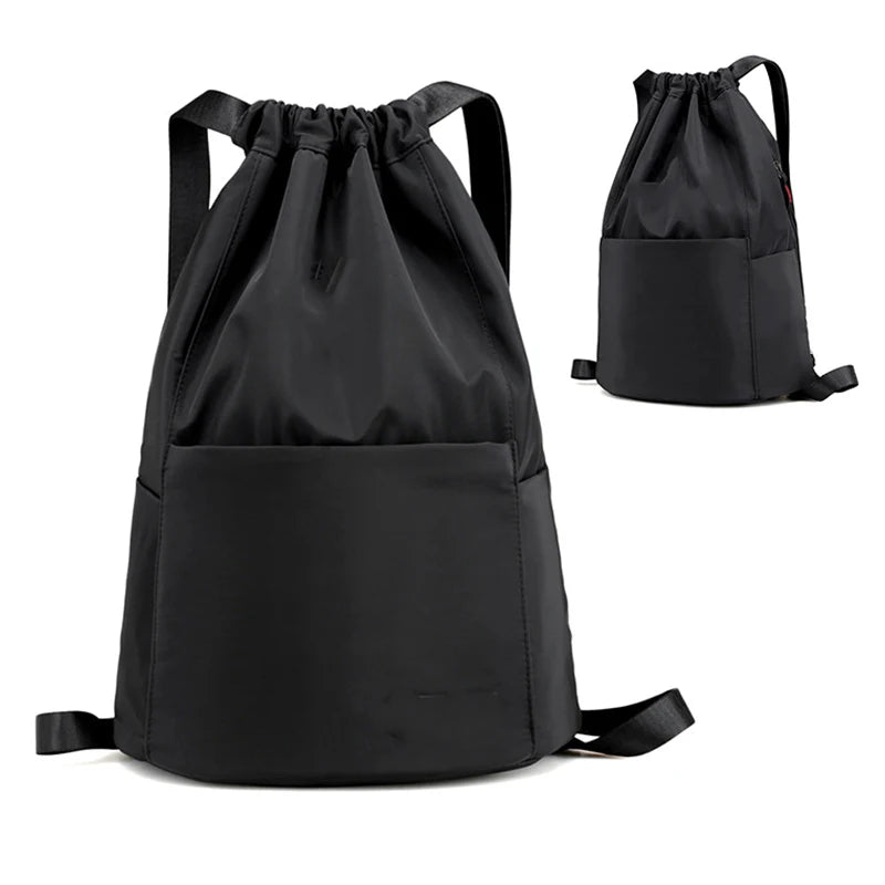 Wholesale Drawstring 420D Waterproof Polyester Drawstring Bag Backpack Promotional Custom Drawstring Bag