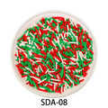 Christmas Cake Decoration for Sweet Solid Cake Sprinkles in Bottle Natural Color 500g/1000g 18 Months Shelf Life