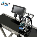 Faith TIJ Expiry Date Batch Lot Number Code Online Inkjet Printer Automatic Ink Spray Inkjet Coding Machine for Production Line