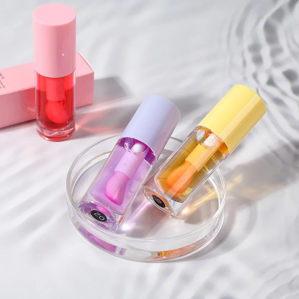 Make up Gloss Shimmer Color Changing  Lip Glow Oil Blusher Tint Vegan Long-Wearing Smudge Proof Blush Oil for Lip and Face