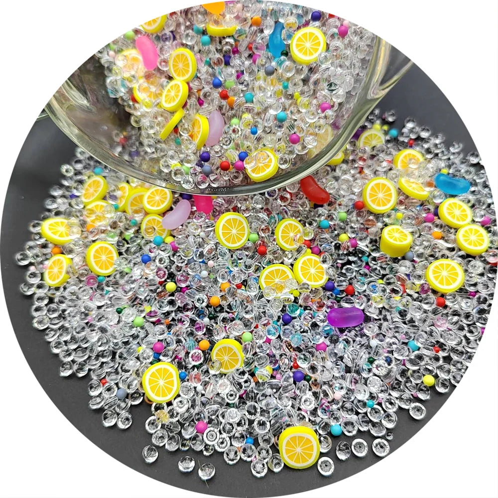 Flatback Stickers for Nail Art DIY Sticker Beads Assorted Shapes Mixed Kawaii Design Phone Case Stuffing Decors