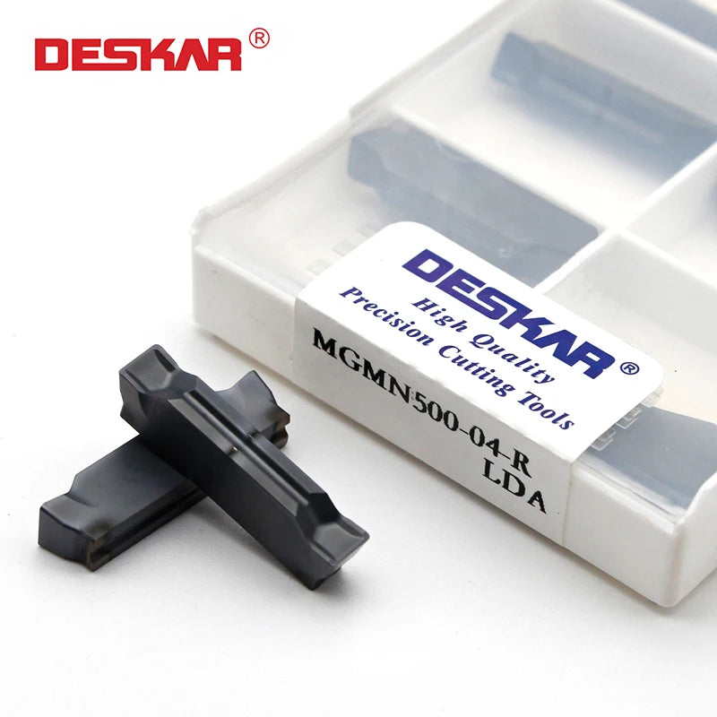 For DESKAR OEM Customizable CNC Carbide Grooving Inserts for Stainless Steel & Steel Parts for MGMN500-04-R LDA Processing