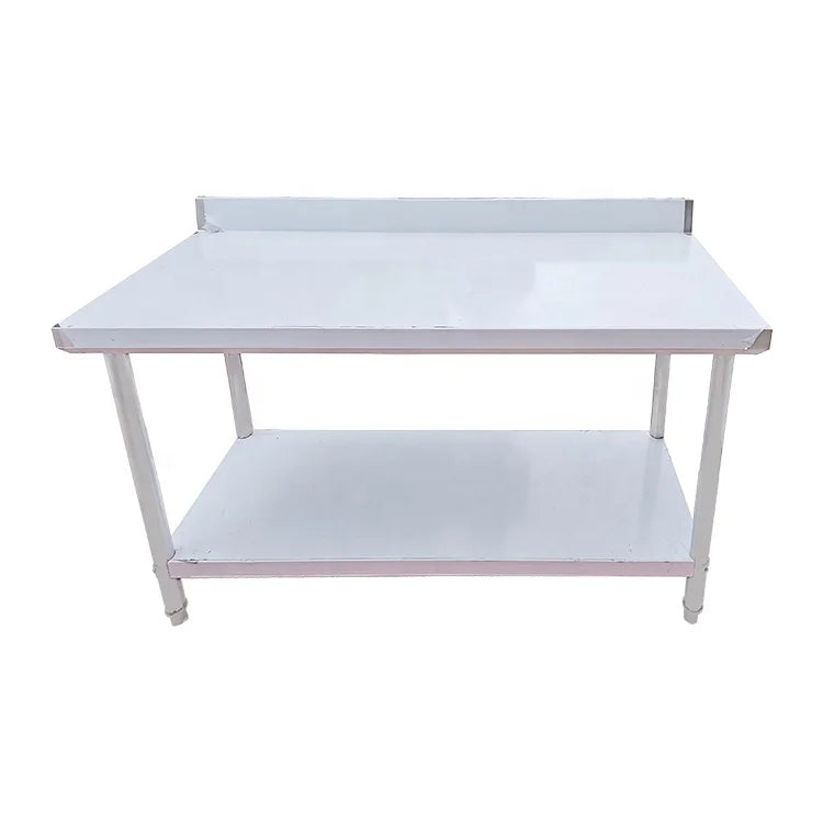 Industrial Hotel & Restaurant Supplies Stainless Steel Work Table Portable Work Bench Mesa Table Inox Outdoor Kitchen Equipment