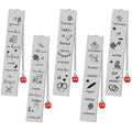 Stainless Steel Bookmark Gift Leaf Pendant Student Commemorative Bookmark Teacher's Day Souvenir Customized