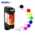 INCODE TIJ 2.5 42ML Solvent/Water Base White Black Dye for Jet Coding Machine Online Cartridge Thermal Handheld Inkjet Printer