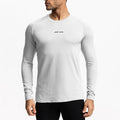 Men Compression Quick Dry Running T Shirt Fitness Tight Long Sleeve Sport Tshirt Training Jogging Shirts Gym Sports Clothing