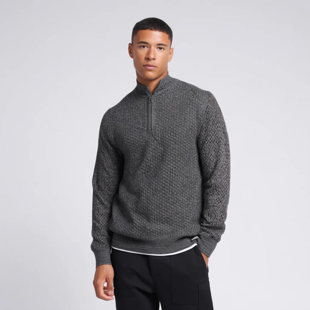 Men's Cropped Zip  100% Cotton Casual Long Sleeve Short  Sweatshirt Jacket