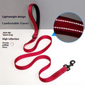 For Amazon Explosions Reflective Dog Traction Rope Large Medium Small Dogs Go Thickened Pet Dog Walking Rope Solid Silk Nylon