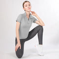 Lightweight Multi Color Women Horse Riding T-shirts Short Sleeve Base Layer Equestrian Womens Quick Dry Sports Riding Clothes