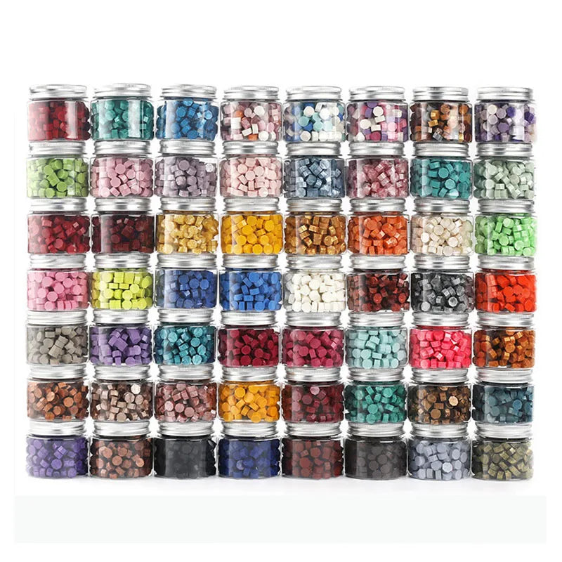 Best Price 180Pcs Octagon Multi Colors Bottle Wax Seal Beads for Seal Stamping